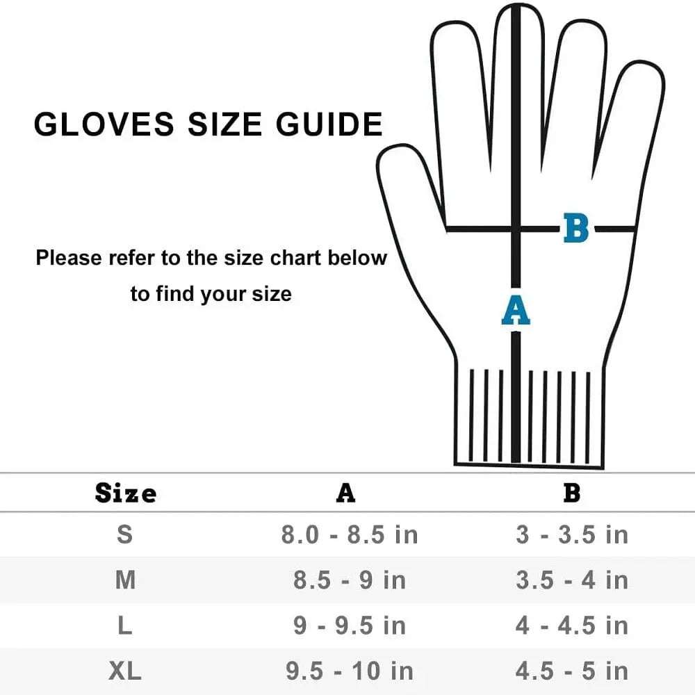Showlu HPPE Level 5 anti-cut safety gloves with high-strength protection for industrial, kitchen, and gardening tasks.
