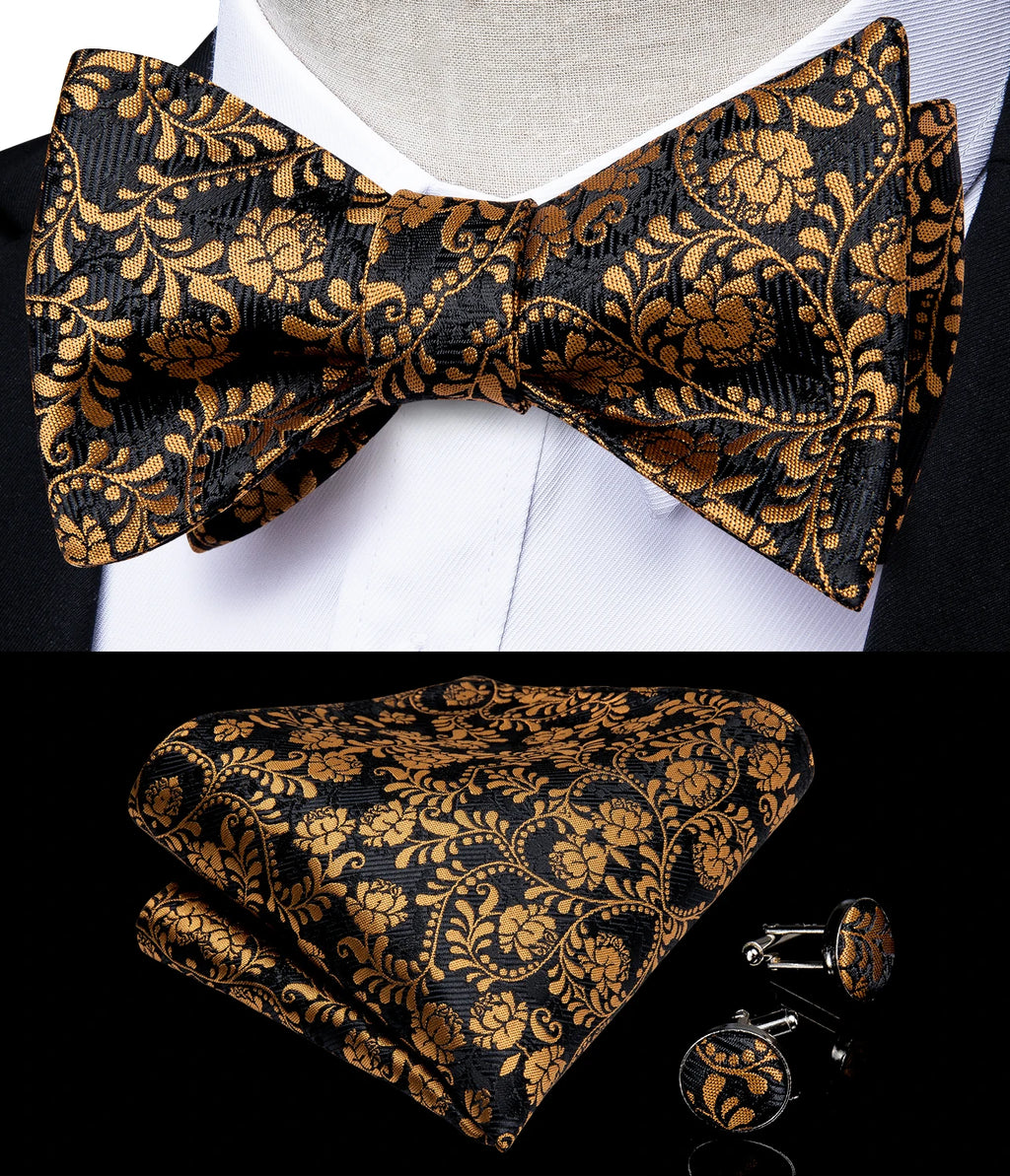 Brand New Men's Bow Tie Teal Green Blue Paisley Floral Silk Bow Tie Wedding Party Butterfly Bowknot Men Tie Accessories DiBanGu