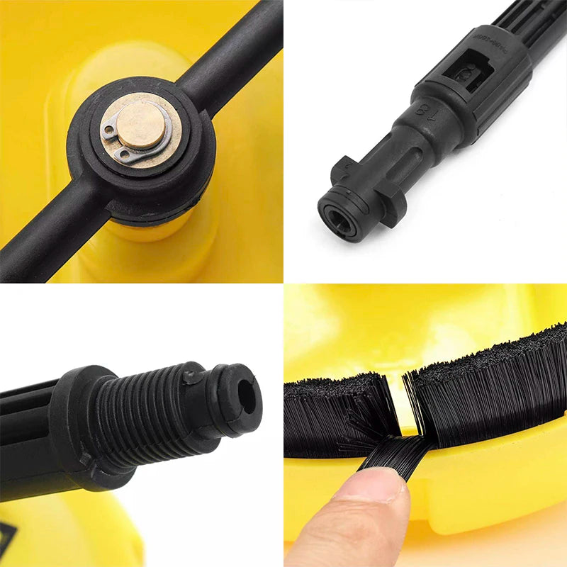 Showlu Smart General rotating pressure washer brush with adjustable bristles for effective outdoor cleaning.