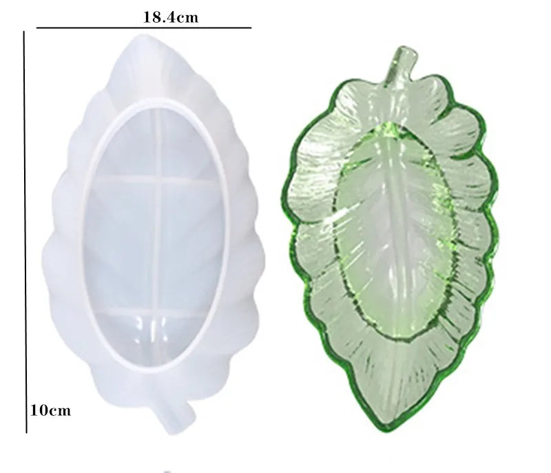 Three-layer fruit-shaped silicone mold for epoxy resin tea plates and cup pads, ideal for resin art and home decoration.