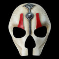 Full face resin mask from Ant Soul Death cosplay, featuring spooky ghost design for Halloween costume and dress-up.