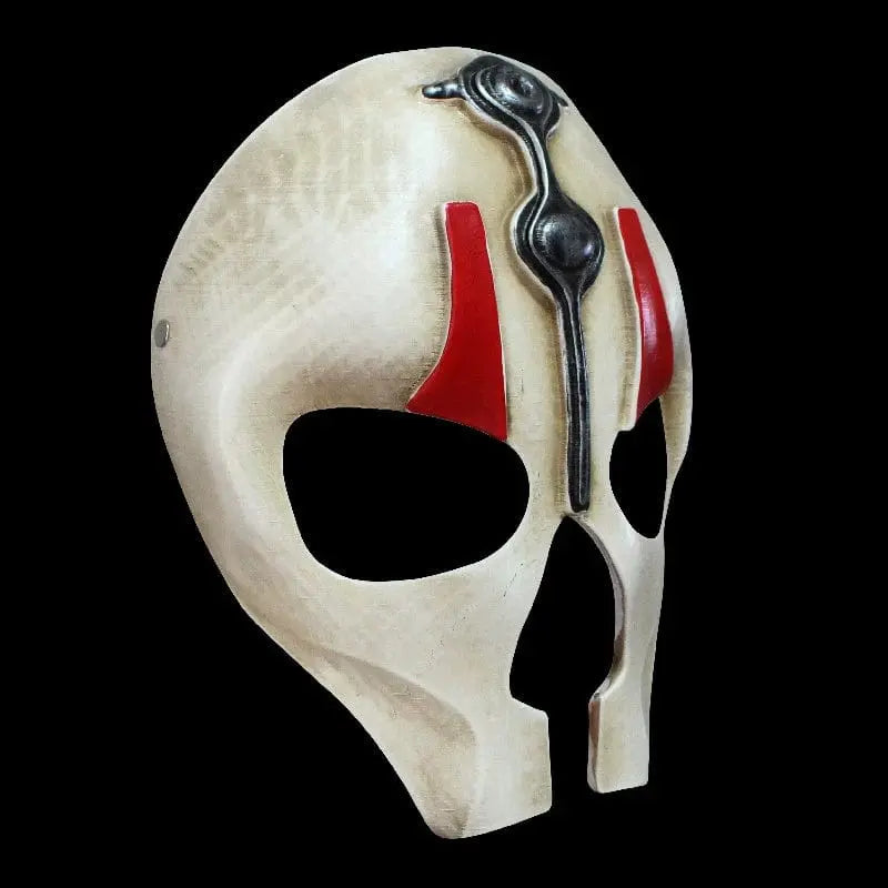 Full face resin mask from Ant Soul Death cosplay, featuring ghostly Halloween design with animated film-inspired details.