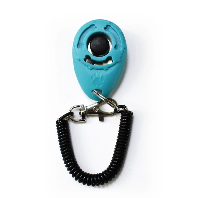 Showlu Smart General Pet Training Clicker, handheld device with a plastic body and metal clicker for effective training sessions.