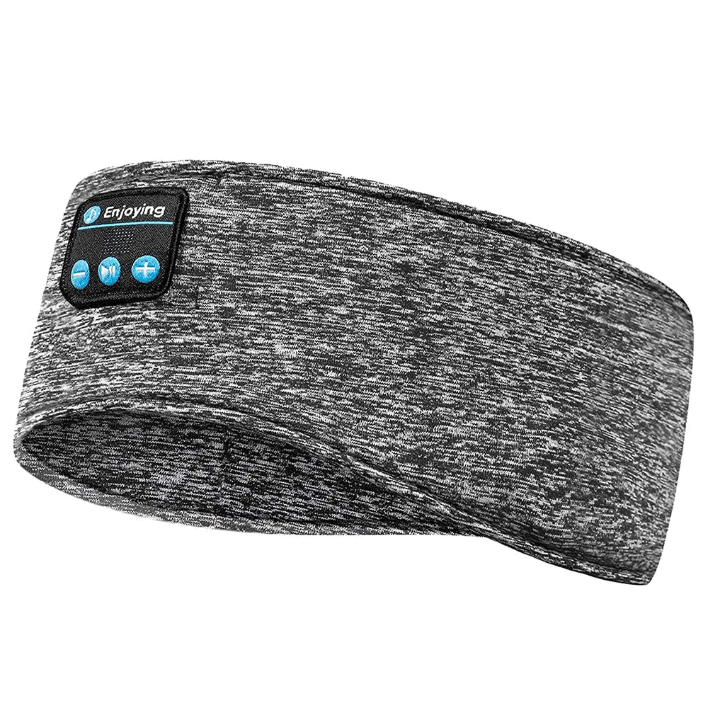 Showlu Smart Bluetooth sleeping headphones integrated into a 3-in-1 sports headband, designed for comfortable sleep and active wear.