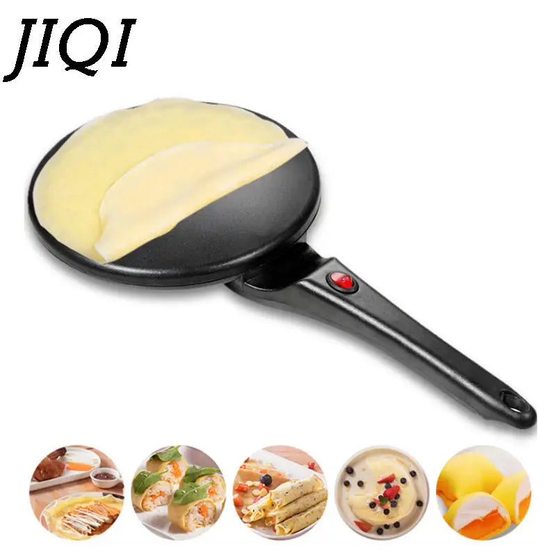 Showlu Smart General electric pancake maker with non-stick cooking surface and adjustable temperature controls.