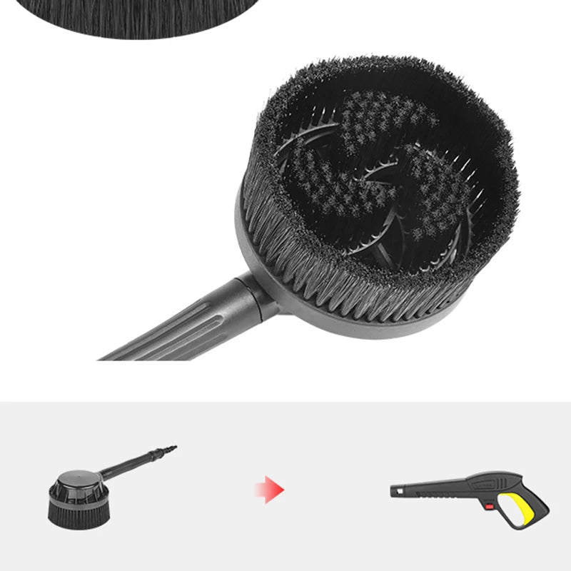 Showlu Smart General rotating pressure washer brush with bristles, designed for efficient outdoor cleaning and scrubbing surfaces.