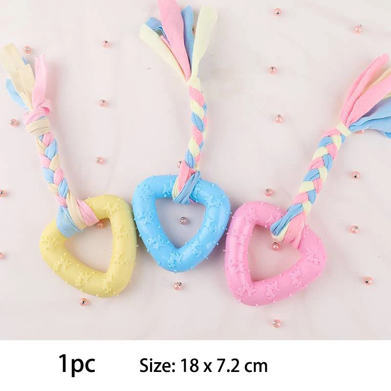 Durable pet chew toy by Showlu Smart General, designed for strong chewers, made of indestructible material for lasting play.