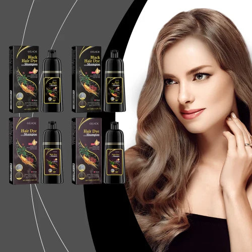 EELHOE Color Care Hair Shampoo by SHOWLU FASHION STORE featuring herbal ginseng and tea tree oil, 200ml bottle.