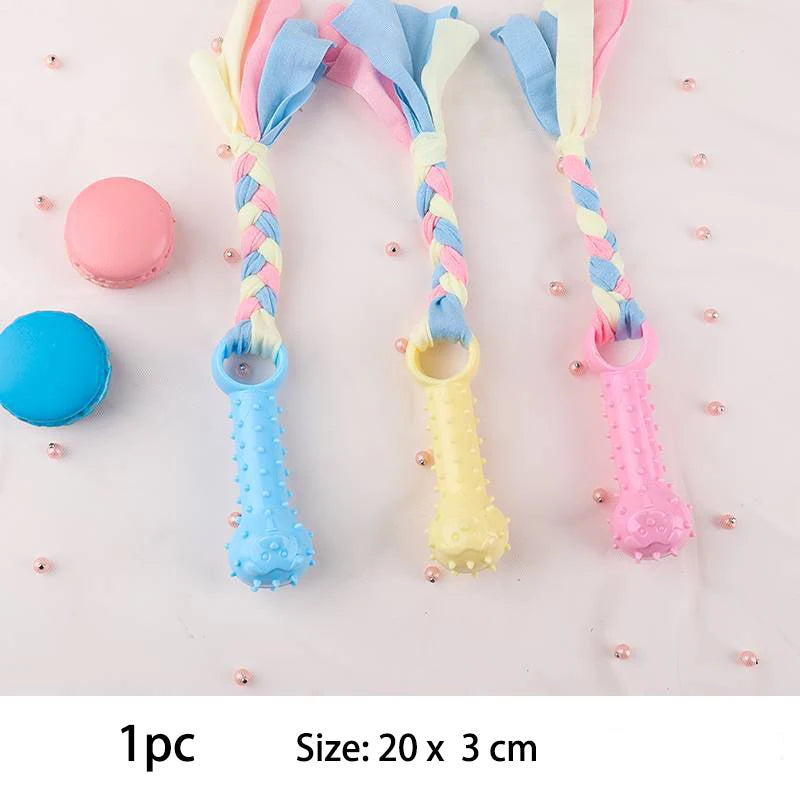 Durable Showlu Smart General Indestructible Pet Chew Toy for dogs, made of tough, non-toxic material for long-lasting play.