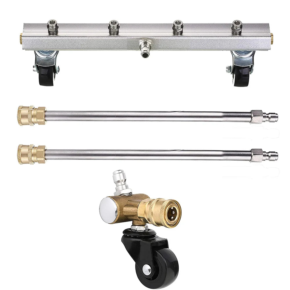 Showlu Smart General pressure washer patio cleaner attachment showing a wide cleaning head for outdoor surfaces.