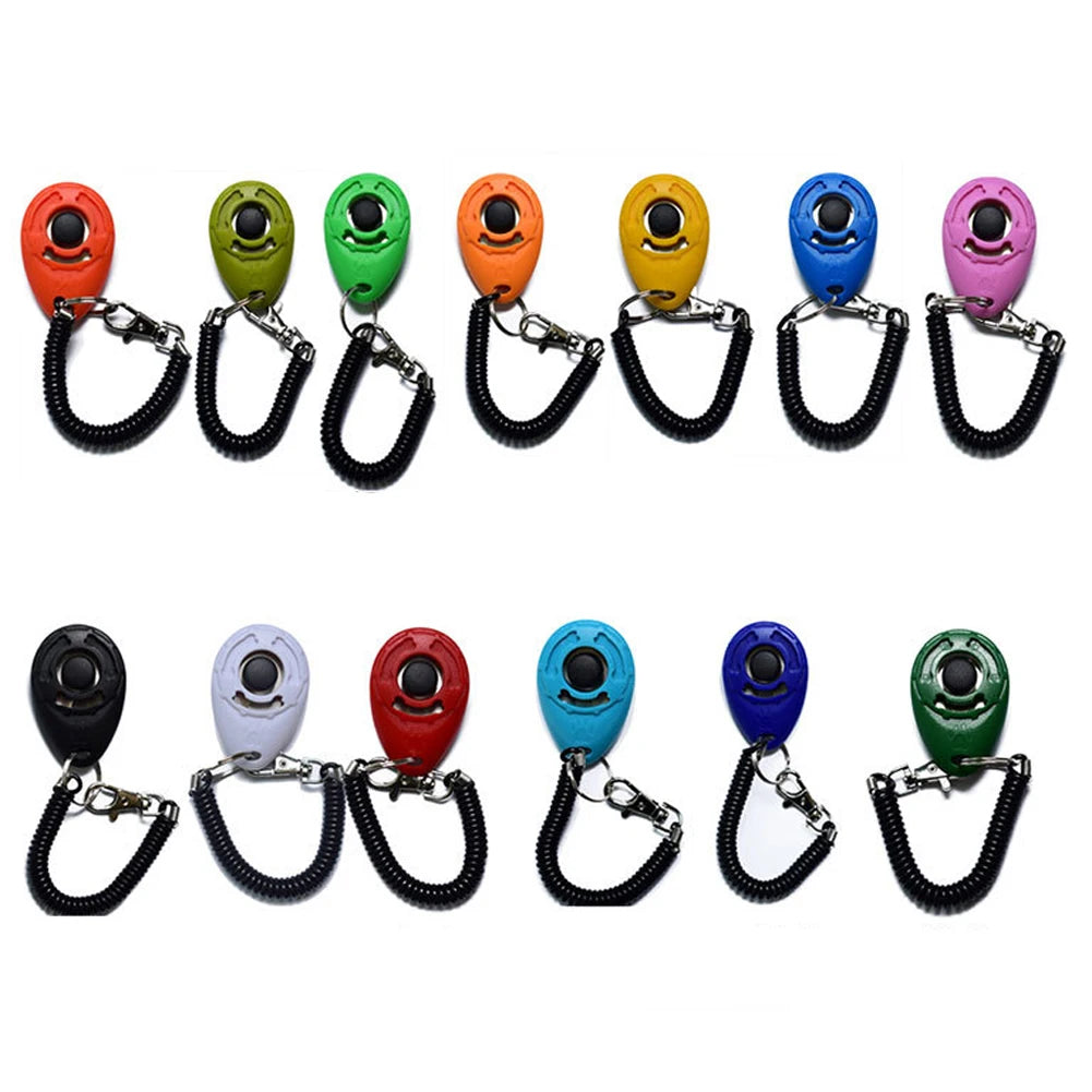 Showlu Smart General pet training clicker, a handheld device with a metal tab used for training dogs and cats.