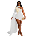 Y&H Women's strapless fur short evening party dress in sexy pencil style, featuring a stylish and elegant design.