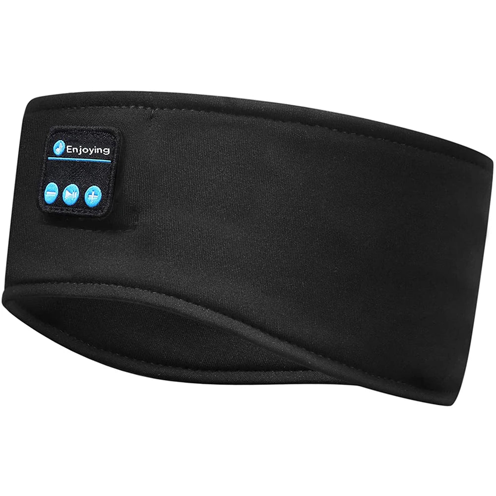 Showlu Smart Bluetooth sleeping headphones with 3-in-1 sports headband, soft fabric band and built-in audio controls for comfortable wear
