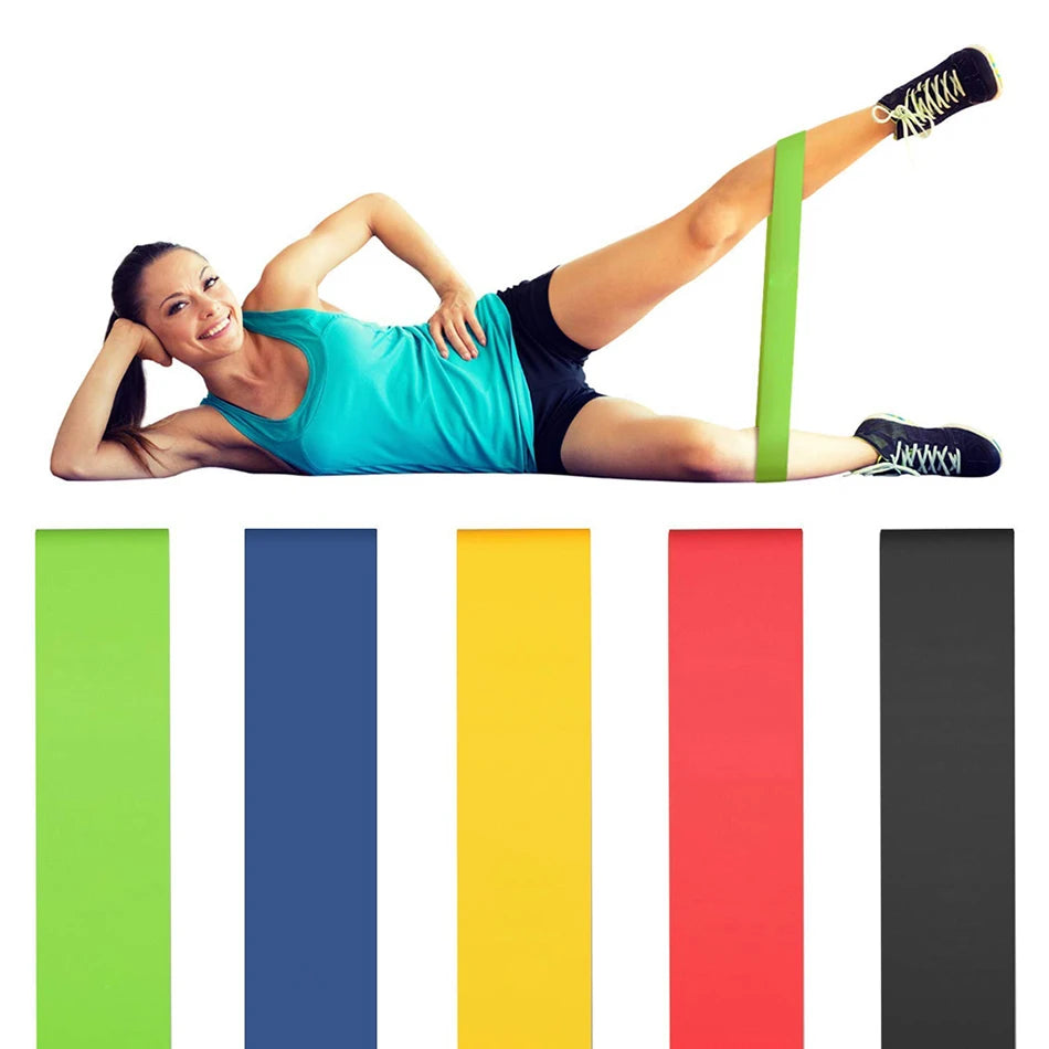 Showlu Smart General Resistance Band Pro Kit with multiple colorful bands for strength training and exercise workouts.