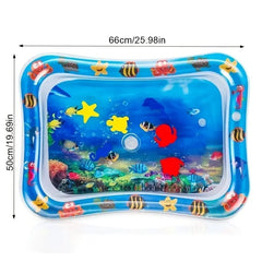 Showlu Fashion Store 0 Infinno Inflatable Tummy Time Mat Premium Baby Water Play Mat for Infants and Toddlers Baby Toys