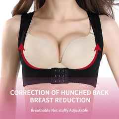 Showlu Fashion Store 0 Blcak  L 1 Invisible Body Shaper Corset Women Chest Posture Corrector Belt Back Shoulder Support Brace Posture Correction for Care