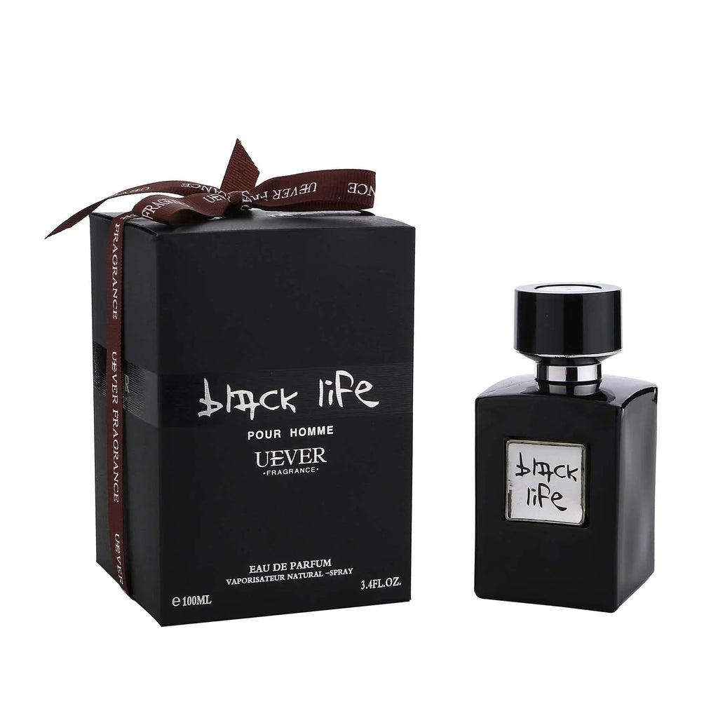 Uever Valorous Royal Men perfume bottle, 100ml high concentration EDP with elegant design, displayed on a neutral background