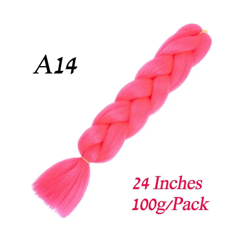 Lihui 24-inch blue grey ombre jumbo braiding hair made of synthetic fiber for DIY hairstyles and professional braiding.