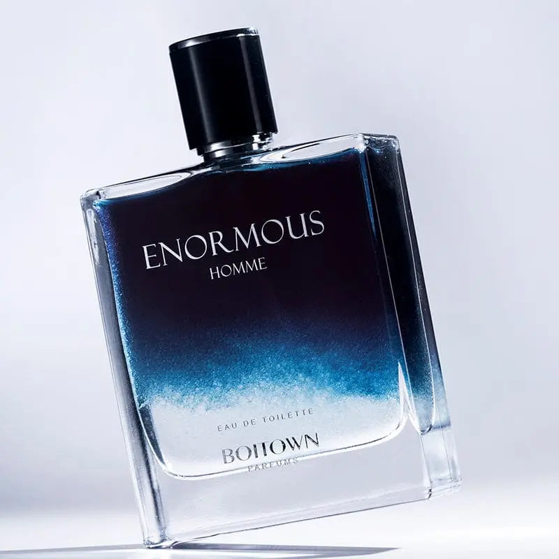 Showlu Luxury men's cologne bottle, 100ml long-lasting fragrance perfume for men, sleek design, luxury scent.