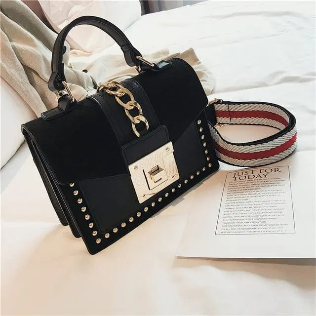 Luxury alligator leather handbag by Showlu Fashion, stylish women's shoulder purse with elegant design and premium craftsmanship.