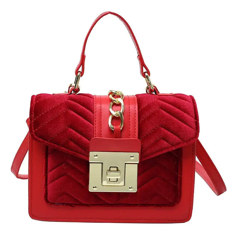 Showlu Fashion Store M / Flannel 04 Luxury fashion designer alligator leather purses and handbags ladies hand bag womens shoulder for women