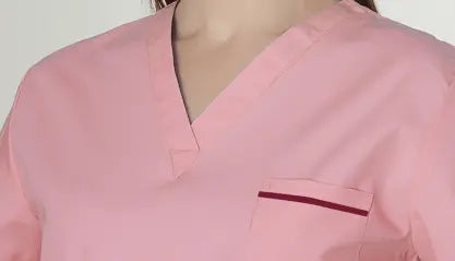 Unisex SIBAIZHI scrub set by Showlu Fashion with soft fabric, multiple pockets, suitable for hospital nurses and medical staff.