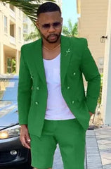 Showlu Fashion Store 0 same as photo 3 / XS Men&#39;s Suits Summer Red Blazer Double Breasted Men With Short Pant Wedding Groom Prom Party Terno Masculino For Man Jacket