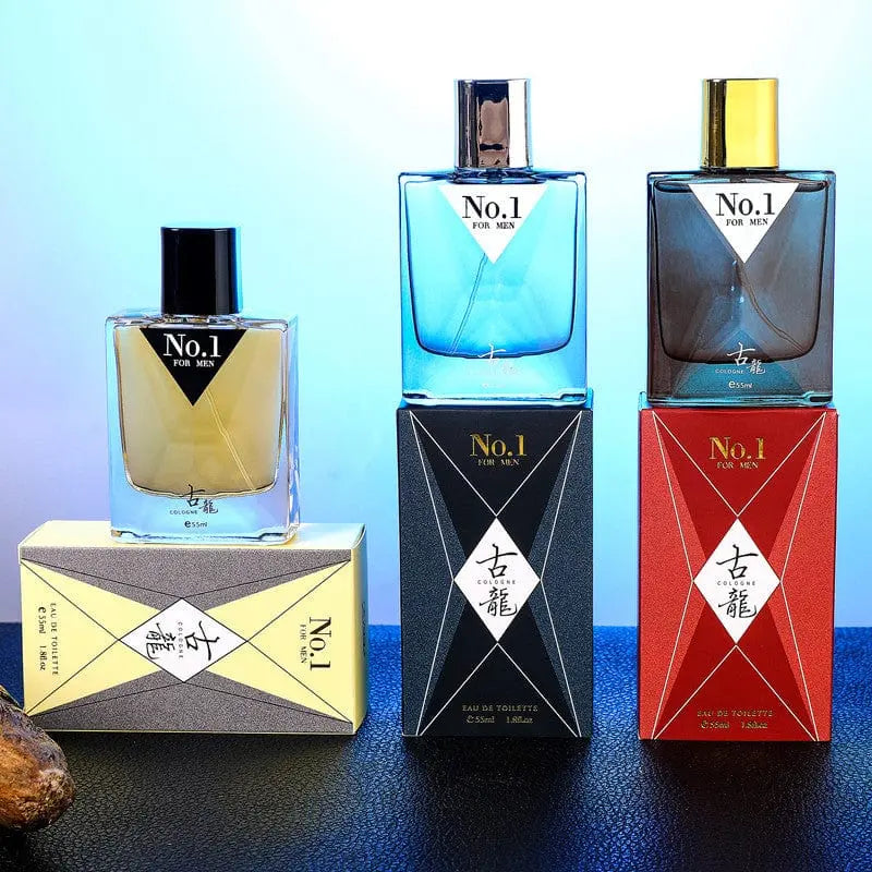Men's Showlu cologne bottle with ocean and woody scent, 50ml, showcasing a fresh, natural, and long-lasting fragrance.