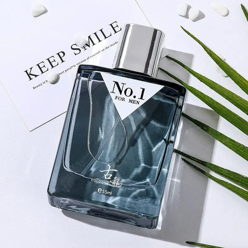 Showlu men's 50ml long-lasting ocean and woody fragrance cologne with fresh, natural, manly scent for everyday wear.