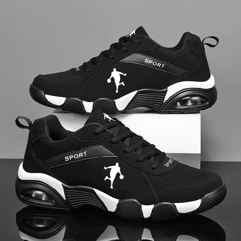 Men’s lightweight mesh sneakers with breathable fabric, lace-up design, anti-skid sole, casual and trendy footwear by Showlu Fashion Store.