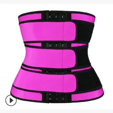 Nanbin Snow Gray double belt waist trainer with high waist design, shaping tummy and waist for a smooth silhouette.