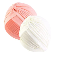 New 2pcs/lot Muslim Women Stretchy Turban Cap Hair Loss Chemo Head Wraps Islamic inner Hat Bennie Twisted India's Hat for Girl - SHOWLU FASHION STORE