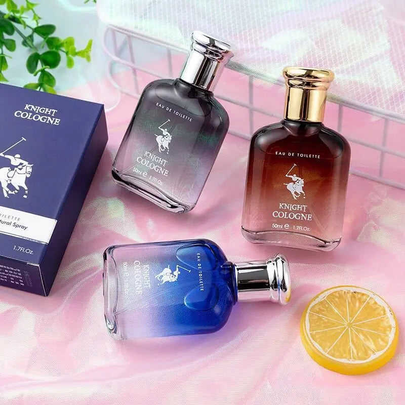 Black Knight Eau De Toilette for Men by Showlu Fashion, long-lasting men's perfume with sleek black bottle and modern design.