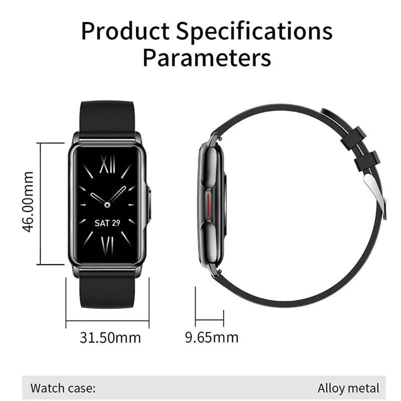 Showlu Sports Smart Watch with 1.47-inch full-touch display, waterproof IP67 fitness tracker for men and women.