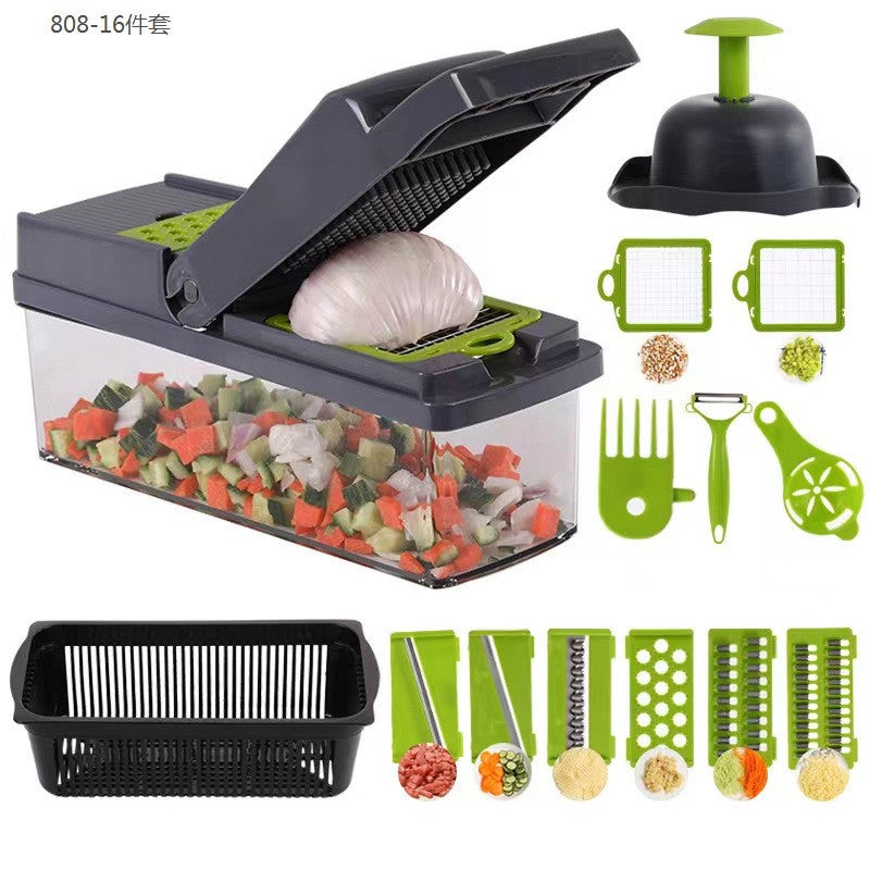SHOWLU FASHION STORE Japanese style multifunctional kitchen shredder with stainless steel blades for versatile food prep.