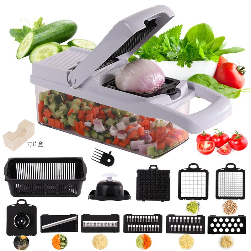 SHOWLU FASHION STORE Japanese-style multifunctional kitchen shredder with stainless steel blades and ergonomic handle for versatile use