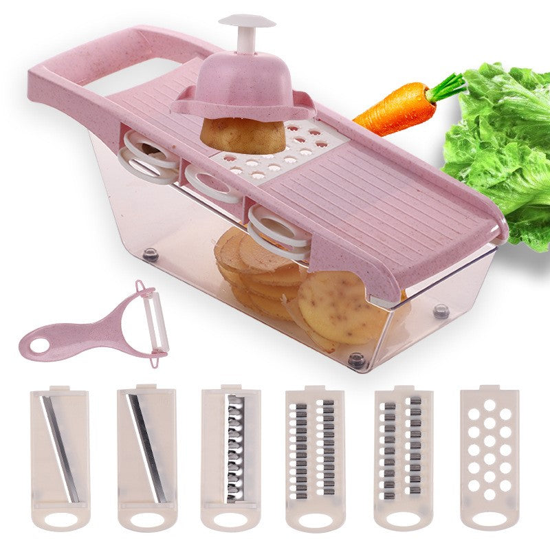 Multifunctional Japanese-style kitchen shredder by SHOWLU FASHION STORE with stainless steel blades for versatile food preparation.