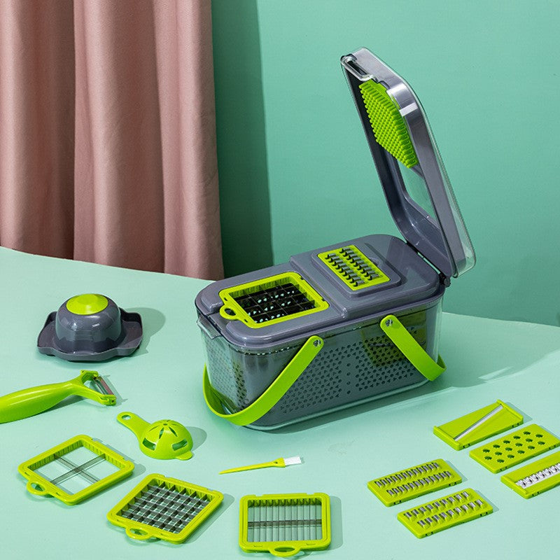 SHOWLU FASHION STORE Japanese-style multifunctional kitchen shredder with sharp blades and compact design for versatile food preparation.