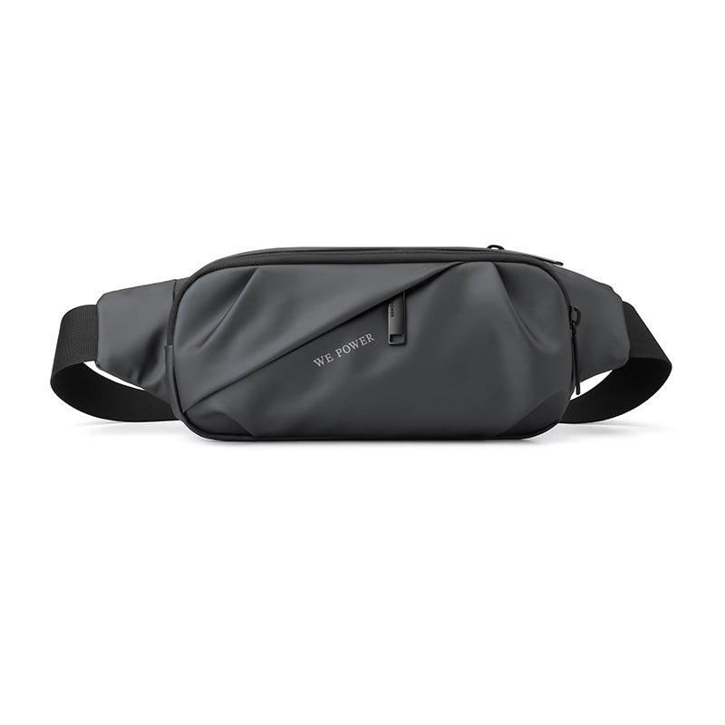 New Men's Multifunctional Waist Bag Water-repellent Casual Sports Chest Bag Outdoor Cycling Bag Fashionable Brand Crossbody Bag