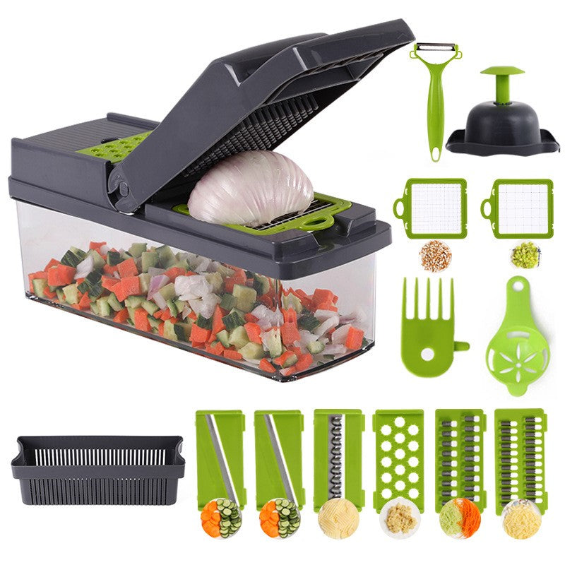 SHOWLU FASHION STORE Japanese-style multifunctional kitchen shredder with stainless steel blades and ergonomic handle for efficient food preparation.