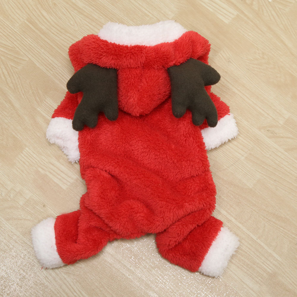 Cross-Border Pet Dog Clothes, Cat Autumn and Winter Four-Legged Cotton Coat, Cartoon Transformation Clothing, Cat Clothing, Dog Clothing Supplies