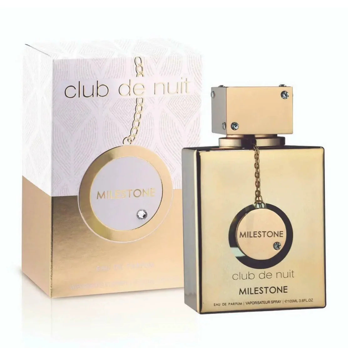 Armaf Club De Nuit Intense Man EDP perfume bottle, 105ml, showing sleek packaging and elegant design for long-lasting men's fragrance.