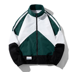 Spring and Autumn New Men's Tops Sports Casual Loose Tops Teenagers Color Matching Top Daily Versatile Tops