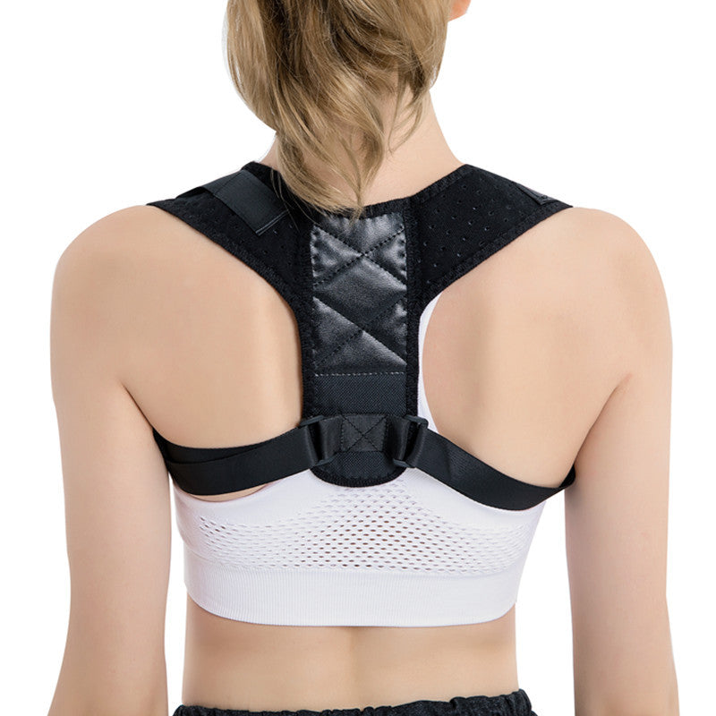 SHOWLU Posture Correction Belt, an invisible humpback brace for all ages, worn around the shoulders and back for improved posture.