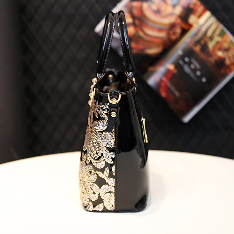 Xiang Yu quilted PU leather shoulder bag by SHOWLU FASHION STORE, elegant vertical square handbag with sleek design and textured surface.