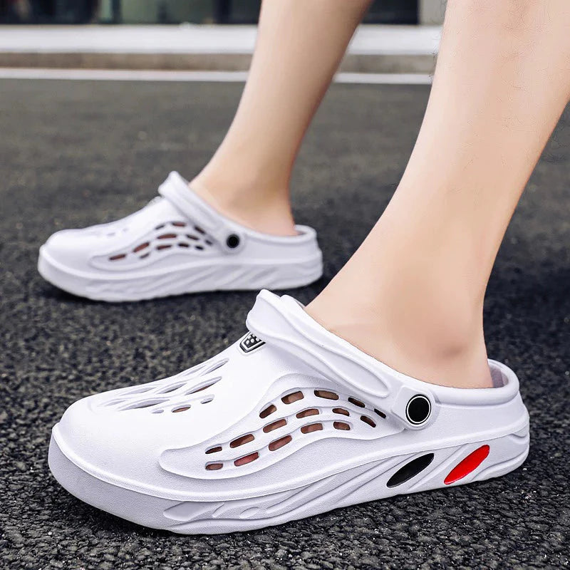 Men's Kudu Concept breathable colorblock summer outdoor sports shoes with lightweight design and vibrant color accents.