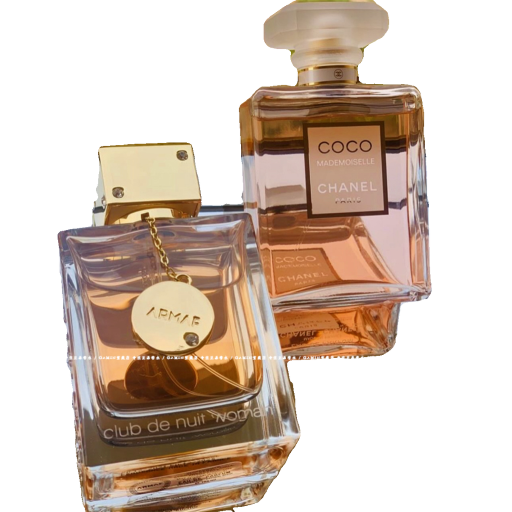 Fruity floral perfume sample for women featuring Armaf Club de Nuit Woman EDP with fresh and vibrant floral and fruity notes.