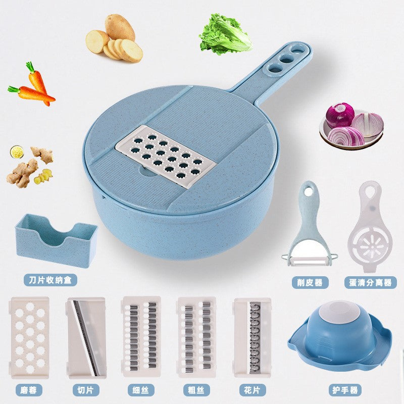 Multifunctional Japanese-style kitchen shredder by SHOWLU FASHION STORE with stainless steel blades for food preparation.