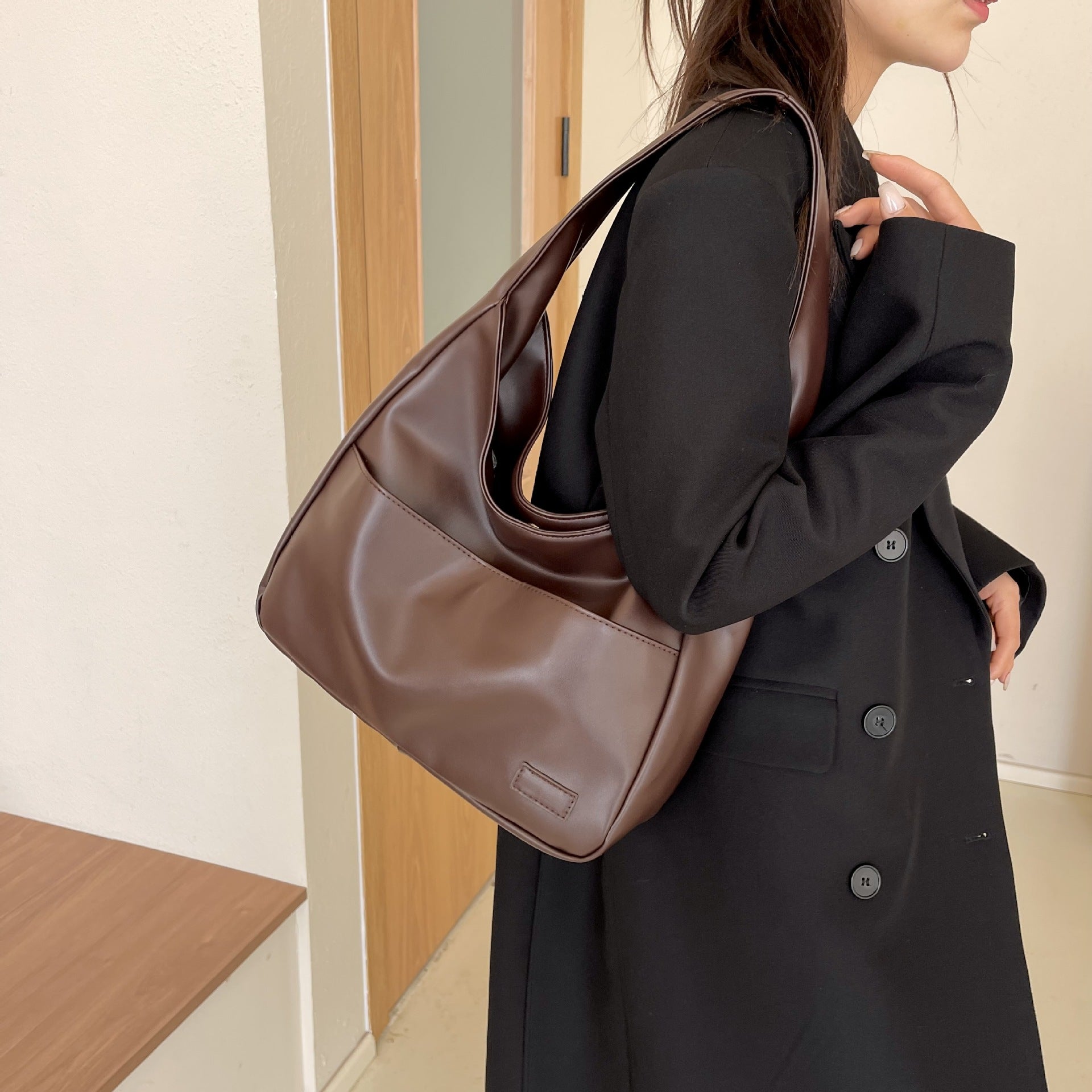 Bag Autumn 2025 New Women's Bag Tote Bag Shiling Large Capacity Shoulder Bag Handbag Crossbody Shoulder Bag