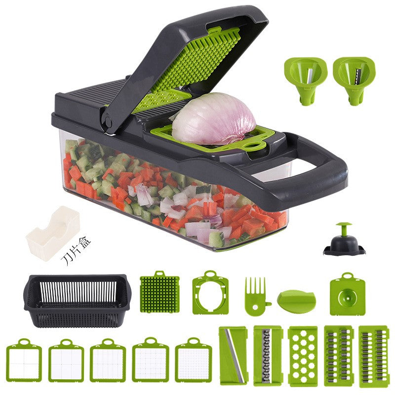 SHOWLU FASHION STORE Japanese-style multifunctional kitchen shredder with stainless steel blades and ergonomic handle for versatile food prep.